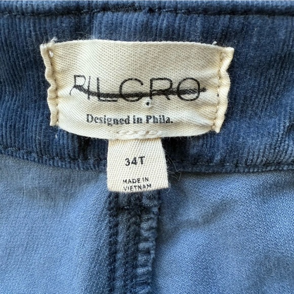 NWT Pilcro Anthropologie High-Rise Skinny Stretch Corduroy Pants Blue Sz 34 Tall - Picture 10 of 14